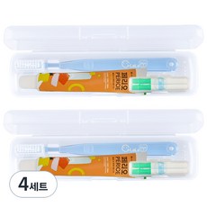 OLaLa 牙齒矯正用牙刷+牙膏+牙間刷+收納盒組, 4組