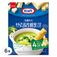 크래프트 브로콜리 바질크림스프, 198g, 6개