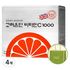 고려은단 비타민C 1000 + 쇼핑백, 180정, 4개