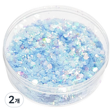 Funny nail 華麗閃耀美甲亮粉 30g, 2個, 天空藍