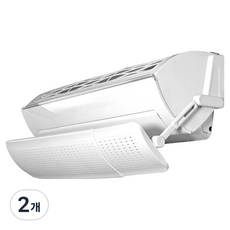 오드아이 원터치 벽걸이 에어컨 무풍 걸이식 바람막이, 2개, TDK-A001