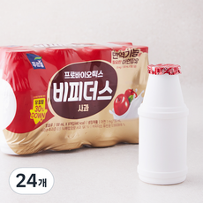 푸르밀 프로바이오틱스 비피더스 사과 요구르트, 130ml, 8개입, 3개