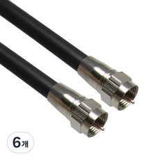 마하링크 국산 RF TO RF 5C TV 동축 케이블, CP-0616, 6개