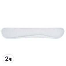 MYBESTFRIEND 記憶泡棉 護腕板 鍵盤手腕託 MBF-KPR44-WH, 2個, 白色