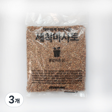 모리앤 깨끗하게 씻어나온 세척 마사토, 3개, 2L