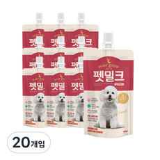 에버그로 강아지 펫밀크, 피부&모발, 150ml, 20개