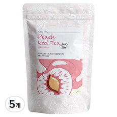 베오베 복숭아 아이스티, 1kg, 1개입, 5개