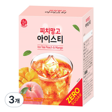 SONGWON 桃子芒果冰茶沖泡粉, 5g, 50入, 3個