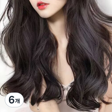 Nalli Sisters 自然波浪髮片 接髮 50cm 3入, 深棕色, 6個