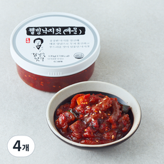 동광 김정숙 젓갈 웰빙낙지젓 매운, 120g, 4개