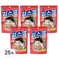 만전김 김스깡 매운불맛, 50g, 25개