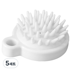 Dimis 可水洗頭皮按摩器 + 收納袋組合 C0WEK, 5套, 白色