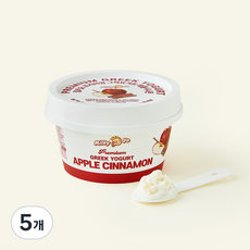 밀키요 프리미엄 그릭요거트 애플시나몬, 100g, 5개