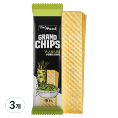 Balsnack Grand 芥末味洋芋片, 3個, 90g