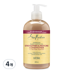 Shea Moisture 牙買加黑蓖麻油護髮素, 4個, 384ml