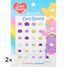 JELISPOON Care Bears孩童玩彩指甲貼, 2個, 04 藍莓牛奶