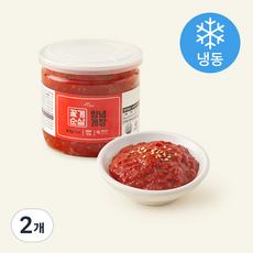 초록햇살 꽃게순살 양념게장 (냉동), 350g, 2개