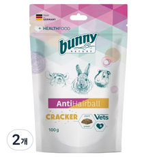 버니네이처 토끼 안티 헤어볼 크래커, 2개, 100g