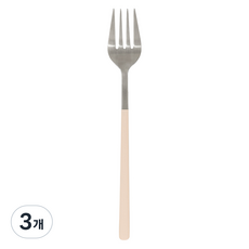 메종오브제 시에르 딜라잇 커트러리 포크, 아이보리, 3개 아이보리, 3개
