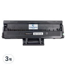 토너피아 2000매 대용량 SL-M2020~2029 / SL-M2070 / SL-M2071 / SL-M2073 / SL-M2074 / SL-M2077~2079 호환 토너 MLT-D111S, 검정, 3개