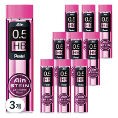 펜텔아인 펜텔 슈타인 브릴리언트 메탈릭핑크 샤프심 HB C275MP-HB, 30개, 0.5mm