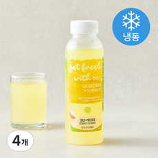 TS푸드 얼린 코코넛워터 & 깔라만시 주스 (냉동), 4개, 330ml