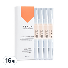 젤로젤로 큐티클 오일펜 피치, 3ml, 16개