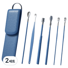 브랜디온 부드러운 귀이개 블루 6종 세트, 2세트