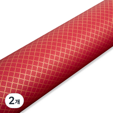 좋은기븐 모던다이아 종이롤 포장지 20m, 2개, 와인