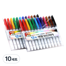 JAVAPEN 細頭白板筆, 12色, 10套