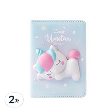 루비코코 푹신 미니 태교 일기 다이어리 108 x 153 mm, 유니콘, 2개