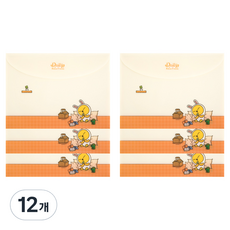 KAKAO FRIENDS 日常橫式信封文件夾, Muzi, 12個