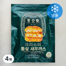 크리스피 통살 새우까스 (냉동), 400g, 4개