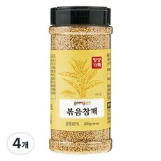 gomgom 焙炒芝麻, 4個, 200g