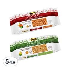 CRICH 克里奇 蘇打餅乾 番茄羅勒口味 250g+橄欖油迷迭香口味 250g, 5組