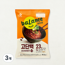 밸런스밀 고단백 저당 마라비빔면 2인용, 391g, 3개