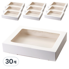 indi.k 長方形盒 3號, 白色, 30個