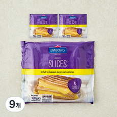 엠보그 퍼펙트 슬라이스 치즈 6매입, 100g, 1개입, 9개