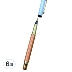 B2WIN 文具毛筆, 橘色單支, 6個