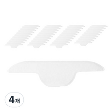 DAILYSHARE 多用途一次性帽子襯衫吸汗貼片 衣領型 白色 25 x 6.3 cm 40入, 4個