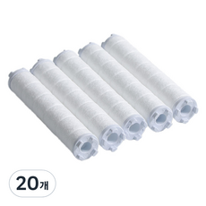 백지생활 샤워기 전용 안심 필터, 20개, 무향