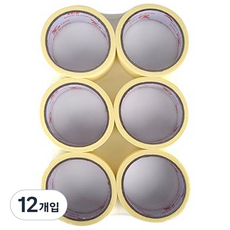 Bluemato 紙膠帶 24mm x 15m, 單一顏色, 12入