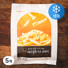 프레시지 버터 갈릭 치즈 프라이 (냉동), 620g, 5개