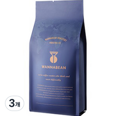 워너빈 더 퍼스트 블렌딩 원두커피, 1kg, 3개, 모카포트(중간~고움)