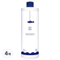 잘인곱희 솔트 소다 식기세척기 세제, 4개, 1L