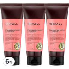 메디올 알시피 안티로스 탈모완화 크림 트리트먼트 힐링부케, 6개, 200ml