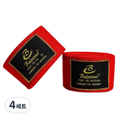 액티제노 복싱 핸드랩 2p, 레드, 4세트