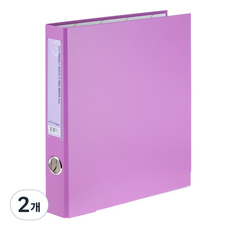 青雲 Eco 3孔D型環活頁夾 3cm A4, 紫色, 2個