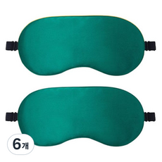 輕盈簡約貼合遮光眼罩 橄欖綠, 6個, 1入