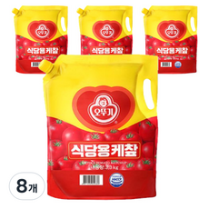 오뚜기 오리지널 식당용 케챂 스파우트팩, 3.3kg, 8개